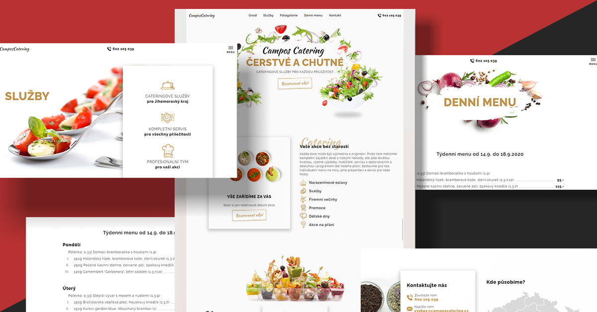 Reference Campos Catering MadFox design